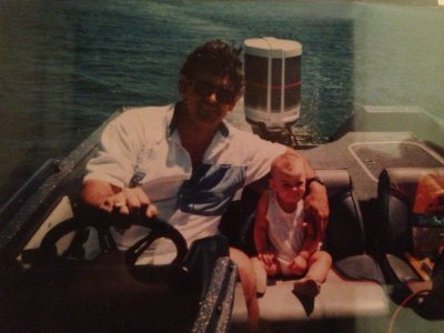 Stefaniw & boat 1991.JPG