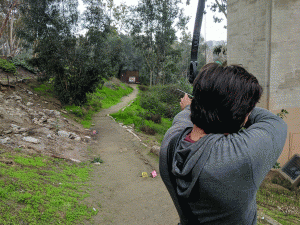 Jim Walker practicing in Balboa Park